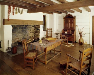 Piedmont Zimmer, Guildford County, North Carolina, um 1766